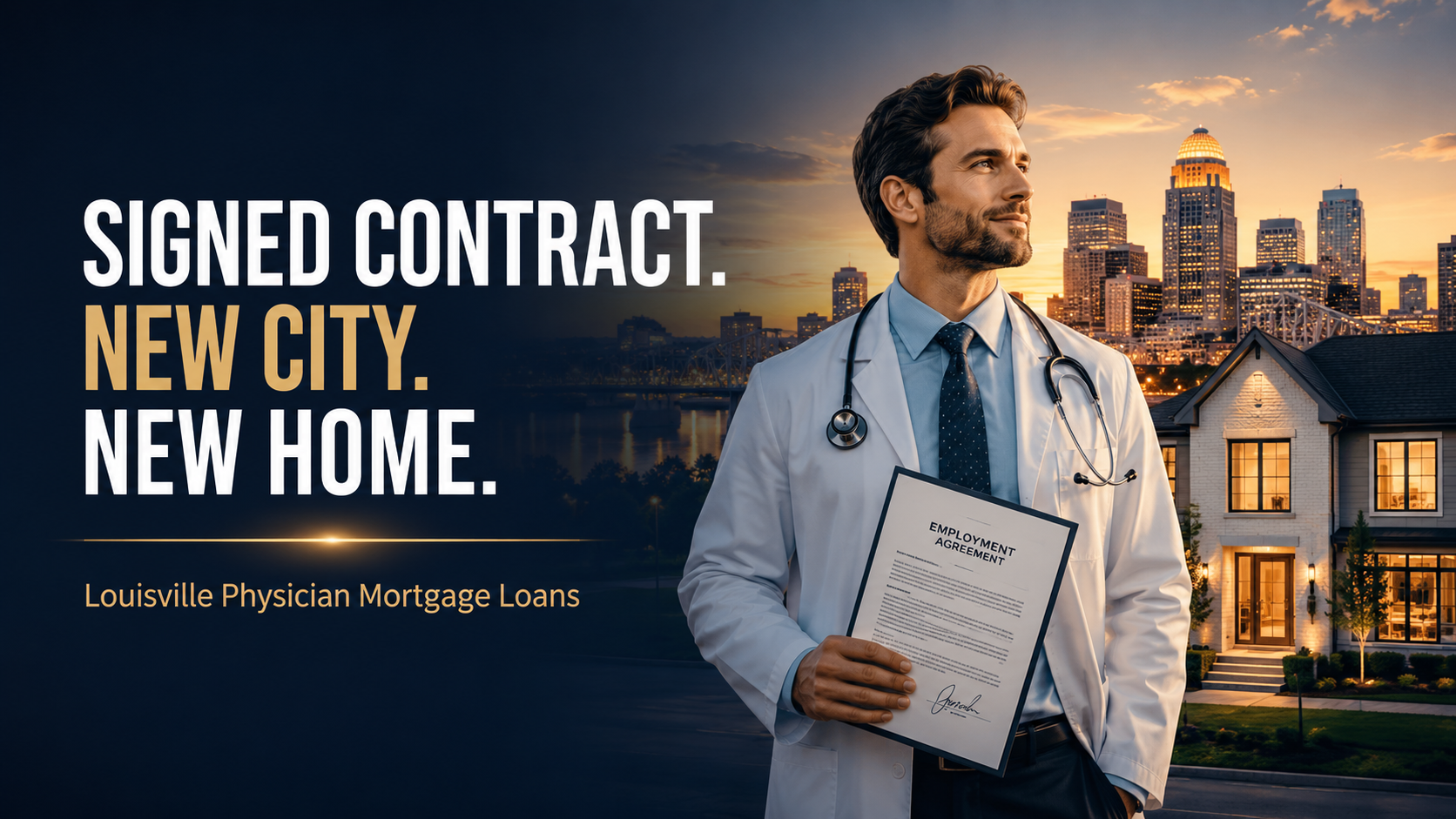 Louisville physician mortgage loans for doctors, residents, and medical professionals relocating to Louisville, Kentucky